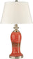 Dale Tiffany 1-Light 3-Way Art Glass Table Lamp Polished Chrome PG10213