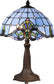 Dale Tiffany Baroque Tiffany Table Lamp Antique Bronze TT15090