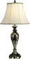 Dale Tiffany 1-Light 3-Way Table Lamp Antique Pewter PT90286