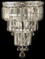 Dale Tiffany 2-Light Glass Wall Sconce Polished Chrome GW10732