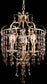 Dale Tiffany Champagne 3-Light Chandelier Gold GH80300