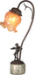 Dale Tiffany 1-Light Art Glass Accent Lamp Antique Bronze TA10839