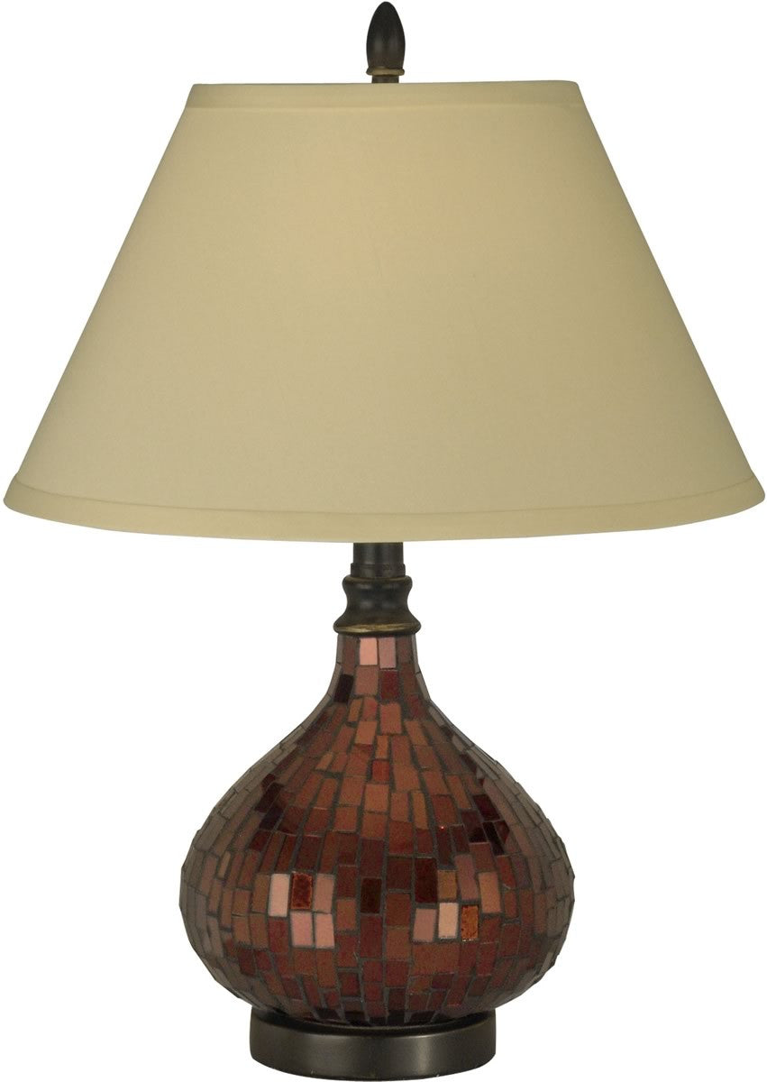 Dale Tiffany 1-Light 3-Way Tiffany Table Lamp Dark Antique Bronze PG10618