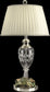 Dale Tiffany 1-Light 3-Way Crystal Table Lamp Polished Chrome GT10015