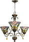 Dale Tiffany 3-Light Tiffany Hanging Fixture Antique Golden Sand TH90214