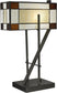 Dale Tiffany Diamond Hill 1-Light Table Lamp Dark Bronze TT12414