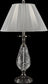 Dale Tiffany Etched Leaf Crystal Table Lamp Antique Bronze GT13264
