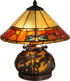 Dale Tiffany Genoa 3-Light Table Lamp Dark Antique Bronze TT13092