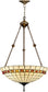 Dale Tiffany 3-Light Tiffany Hanging Fixture Antique Bronze 71903LTJ