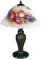 Dale Tiffany Hummingbird/Flower Table Lamp Antique Brass 10190706