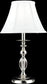 Dale Tiffany 1-Light Crystal Table Lamp Polished Chrome GT10170