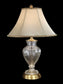 Dale Tiffany Jefferson 1-Light Table Lamp Antique Brass  GT70417