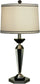 Dale Tiffany 1-Light 3-Way Table Lamp Black Nickel GT70036