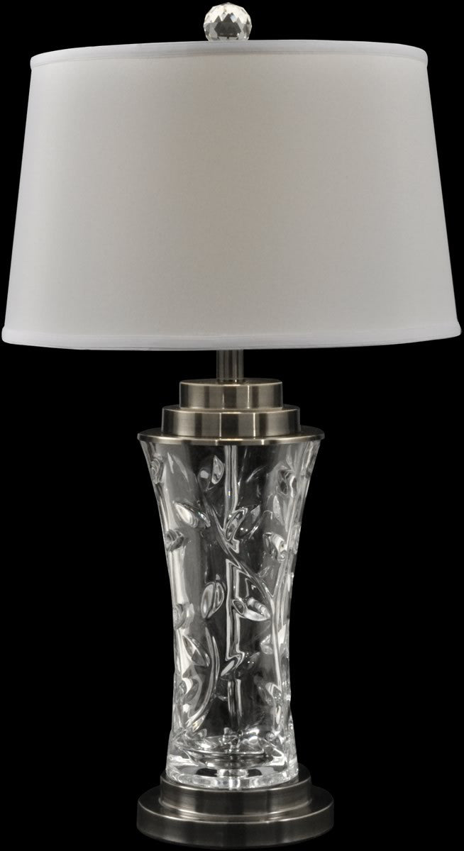 Dale Tiffany Leaf Vine Crystal Table Lamp Antique Bronze GT13259