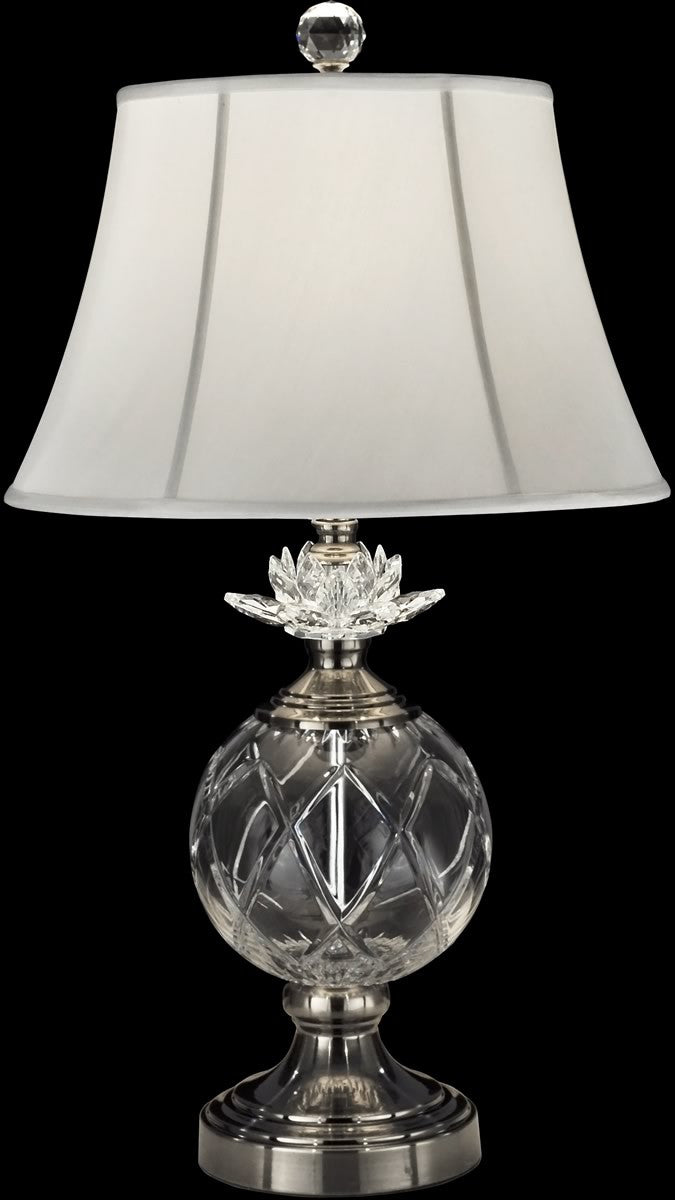 Dale Tiffany Lotus Sunrise Crystal Table Lamp Antique Bronze GT13260