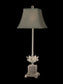 Dale Tiffany Lucinda 1-Light Buffet Lamp Polished Nickel GB11208