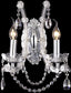 Dale Tiffany 2-Light Crystal Wall Sconce Polished Chrome GW10301