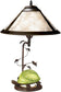 Dale Tiffany 1-Light 3-Way Mica Table Lamp Antique Bronze TT10840