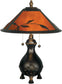 Dale Tiffany 2-Light Mica Table Lamp Antique Golden Sand TT90193