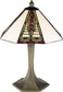 Dale Tiffany Mini Dana 1-Light Table Lamp Antique Brass  7585532
