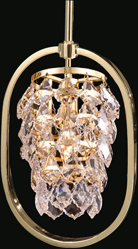 Dale Tiffany Regent Crystal Mini Pendant Gold GH80341