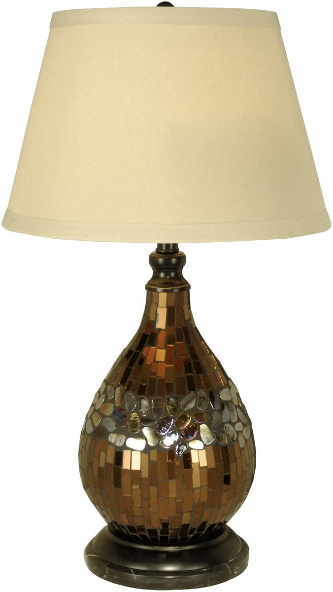 Dale Tiffany 1-Light Tiffany Table Lamp Dark Antique Bronze PG10354