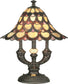 Dale Tiffany Peacock 2-Light Table Lamp Antique Bronze  TA70112