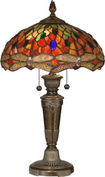 25"H Pearce 2-Light Table Lamp Fieldstone
