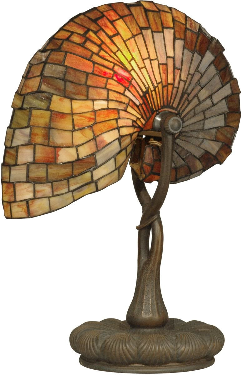 Dale Tiffany 1-Light Tiffany Table Lamp Antique Bronze TT90434