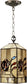Dale Tiffany 1-Light Tiffany Mini Pendant Antique Brass TH11006