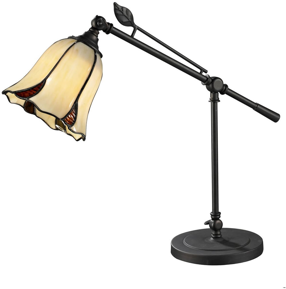 19"H San Antonio 1-Light Table Lamp Dark Bronze