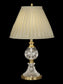 Dale Tiffany Savoy 1-Light Table Lamp Antique Brass  GT10367