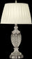 Dale Tiffany 1-Light 3-Way Glass Table Lamp Antique Pewter GT10364