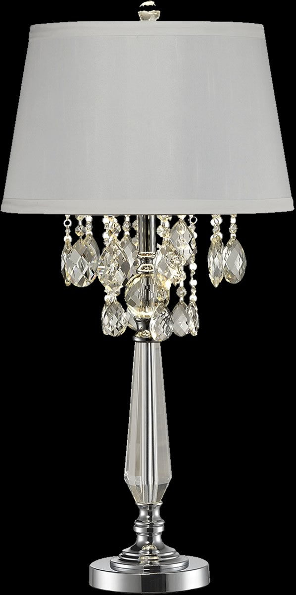 Dale Tiffany Static  Crystal Table Lamp Antique Bronze GT14317