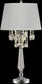Dale Tiffany Static  Crystal Table Lamp Antique Bronze GT14317