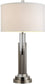 Dale Tiffany Sterling 1-Light Table Lamp Satin Nickel GT12273