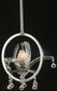 Dale Tiffany 1-Light Glass Mini Pendant Polished Chrome GH10757