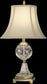 Dale Tiffany 1-Light 3-Way Glass Table Lamp Antique Brass GT10370
