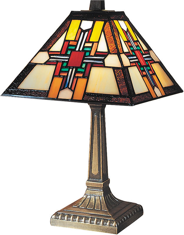 Dale Tiffany Morning Star Tiffany Table Lamp Antique Bronze 7342533