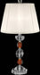 Dale Tiffany Crystal Table Lamp Brushed Nickel GT80240