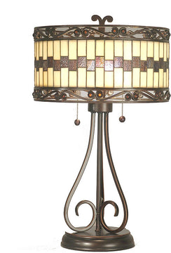 15"H Giuseppe Table Lamp Mica Bronze