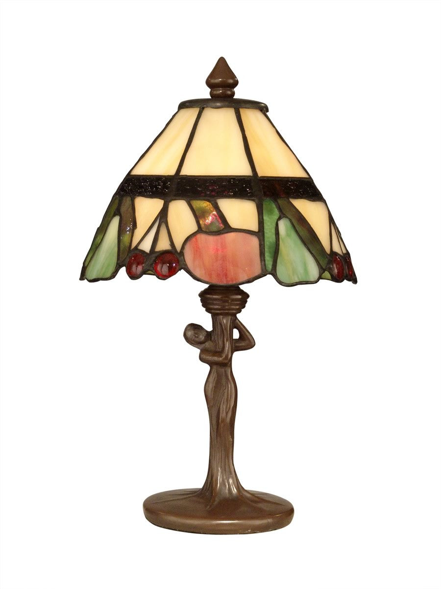 Dale Tiffany 1-Light Tiffany Accent Lamp Antique Bronze TA10605