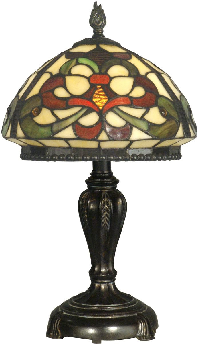 19"H 1-Light Tiffany Table Lamp Fieldstone
