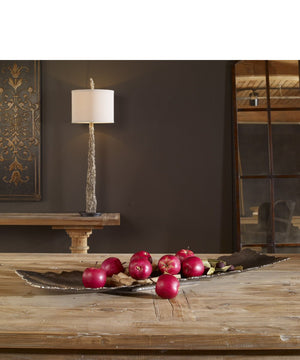 3"H Camilla Dark Nickel Tray