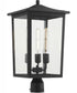 Riverside 3-light Post Textured Black