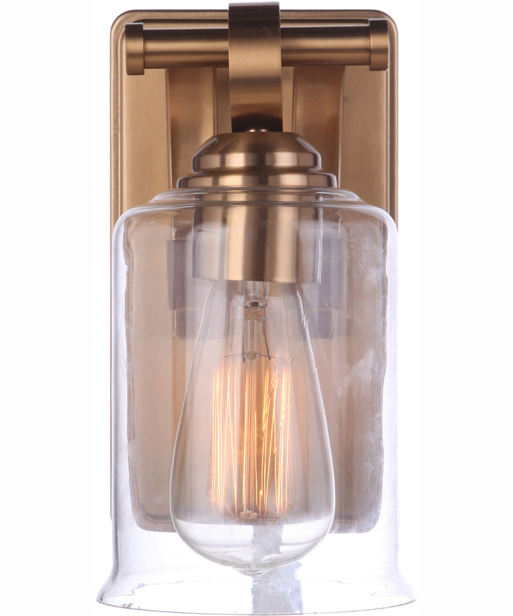 Romero 1-Light Wall Sconce Satin Brass