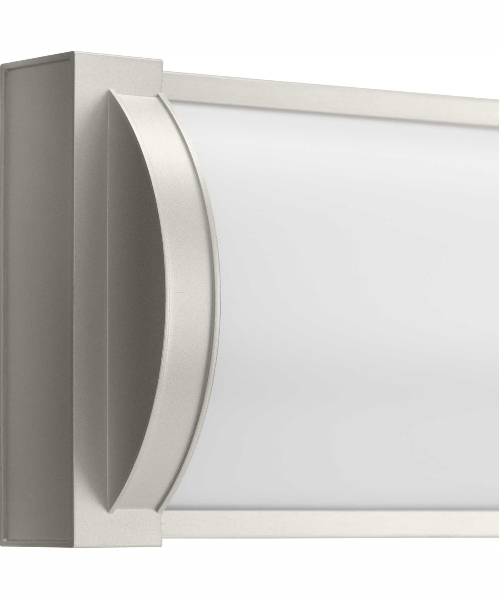 Barril 24 in. Medium Modern Integrated LED Linear Vanity Light Brushed Nickel