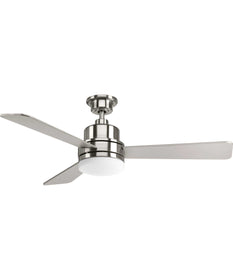 Trevina LED 52" 3-Blade Fan Brushed Nickel