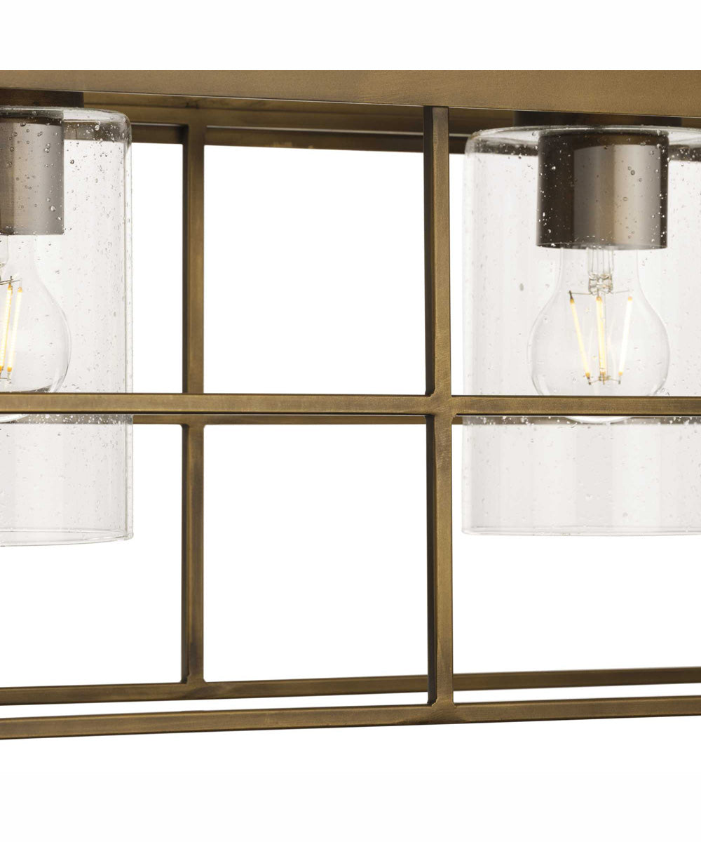 Burgess 4-Light Modern Farmhouse Island Light Aged Bronze