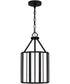 Martinique Small 3-light Mini Pendant Matte Black